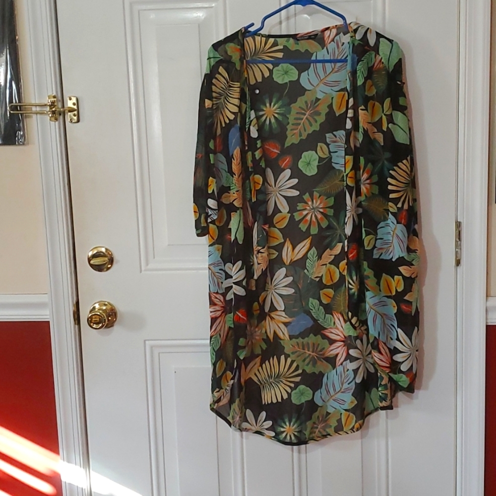 Colorful shawl/ cardigan 3xl